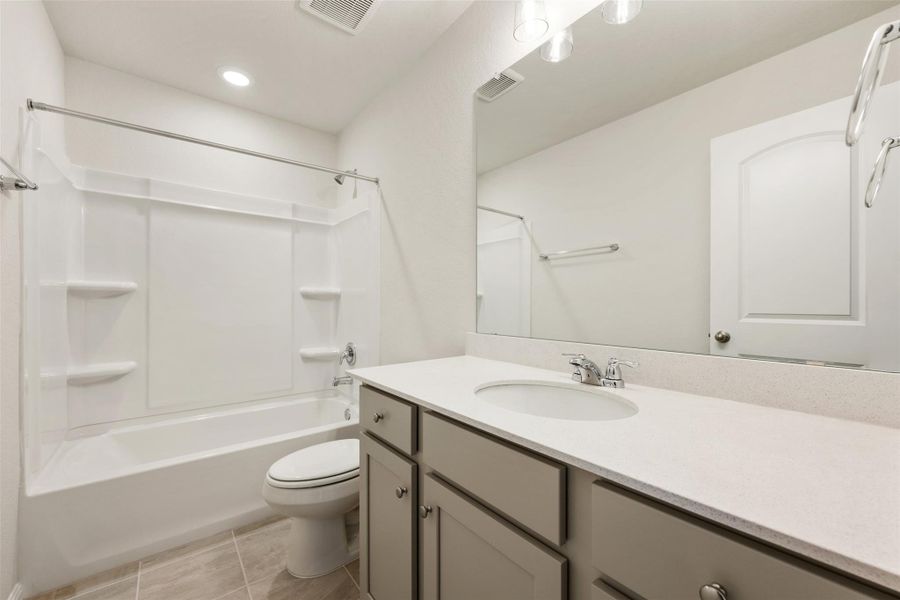 Furnished interior view inside a new home in The Colony 45s, Bastrop (Image 6).