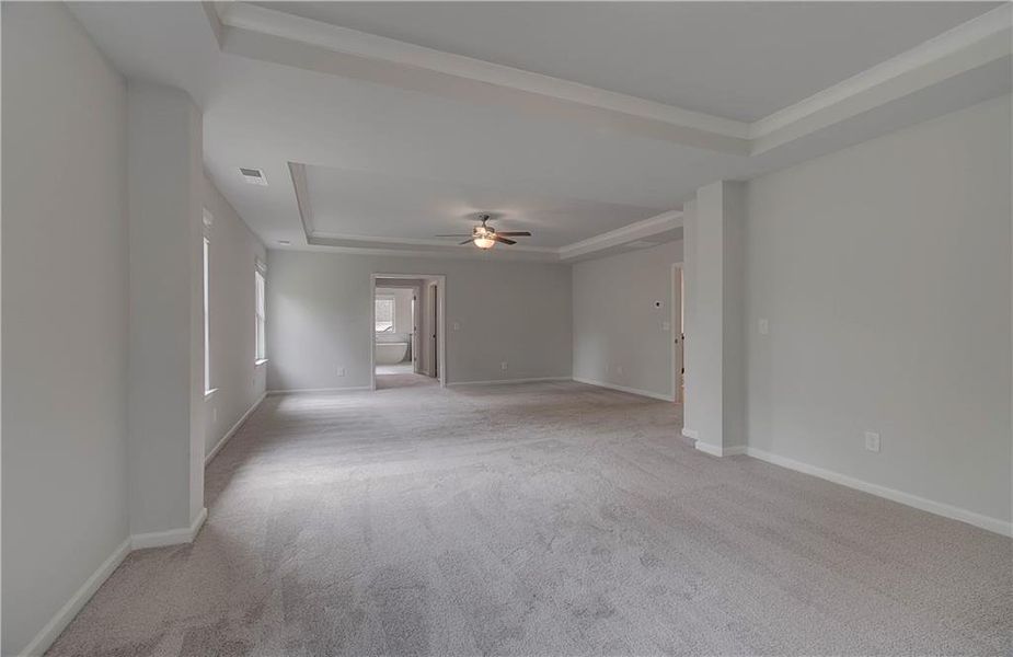 Spacious, unfurnished interior of a new home in Cambria at Traditions, Hampton (Image 26).