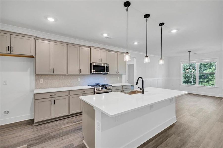 Furnished interior view inside a new home in Tuscany Hills, Douglasville (Image 5).