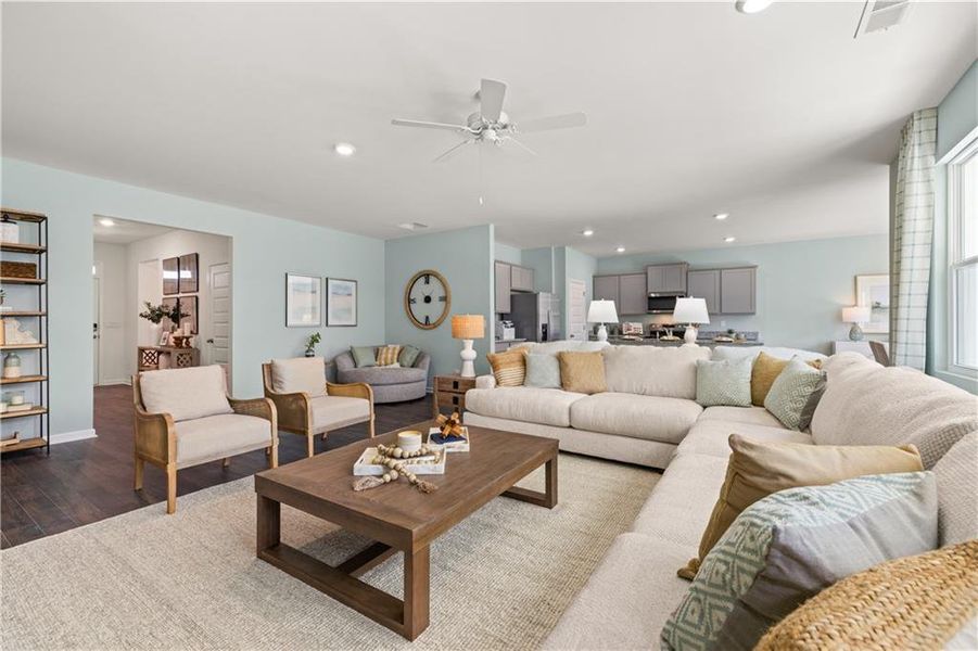 Furnished interior view inside a new home in , Buckhead (Image 23).