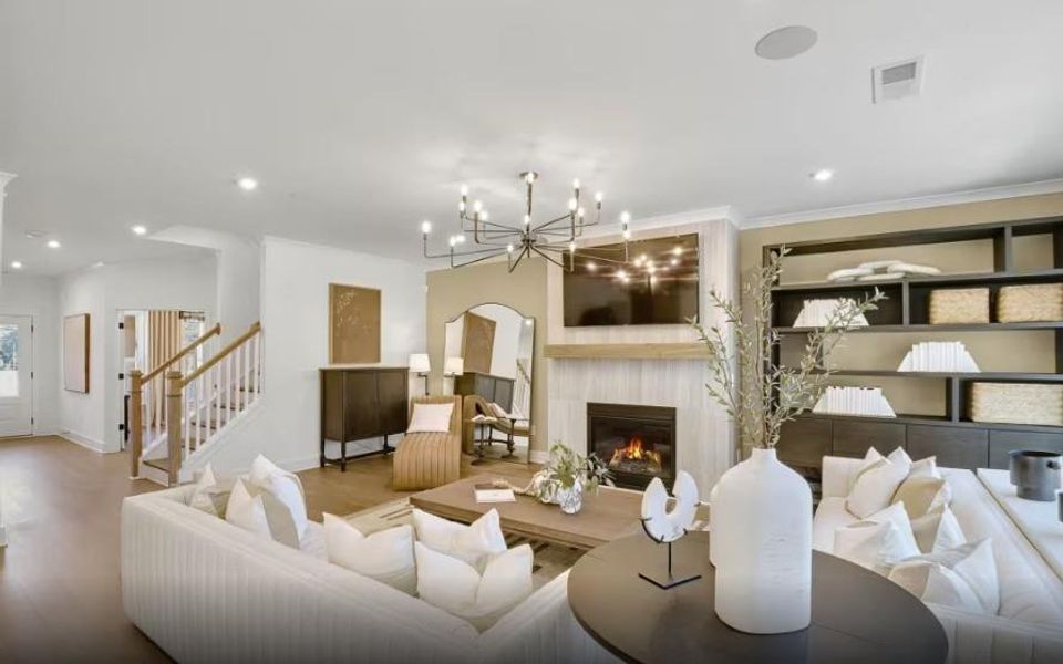 Furnished interior view inside a new home in , Ball Ground (Image 7). Furnished interior view inside a new home in , Ball Ground (Image 7).
