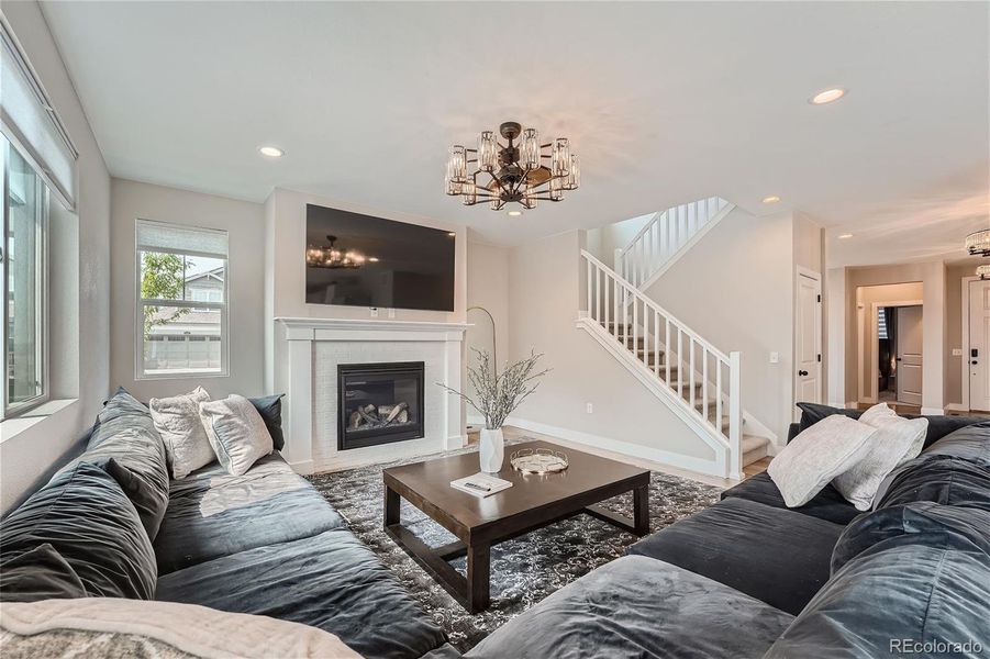 Furnished interior view inside a new home in Morgan Hill, Erie (Image 10).