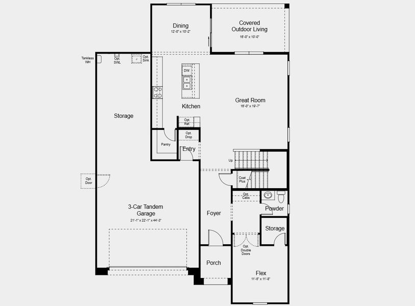 2D floor plan layout for the Legacy by Taylor Morrison in Saddleback, Peoria, AZ (Image 4). 2D floor plan layout for the Legacy by Taylor Morrison in Saddleback, Peoria, AZ (Image 4).