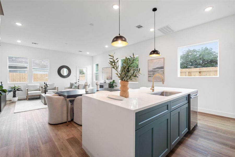 Furnished interior view inside a new home in , Houston (Image 25). Furnished interior view inside a new home in , Houston (Image 25).