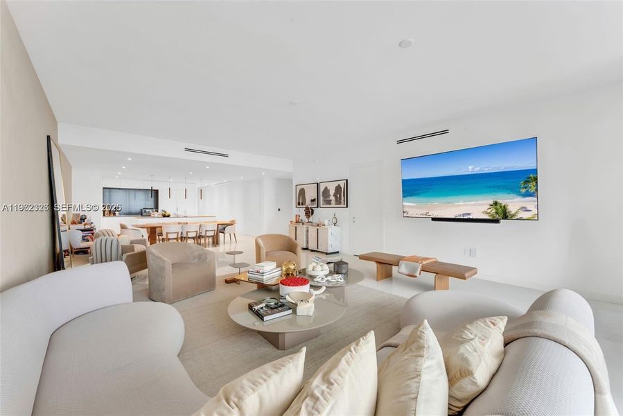 Furnished interior view inside a new home in , Miami (Image 5).