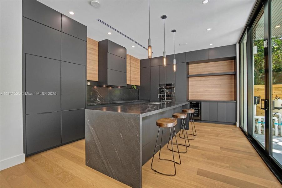 Furnished interior view inside a new home in , Miami (Image 7). Furnished interior view inside a new home in , Miami (Image 7).