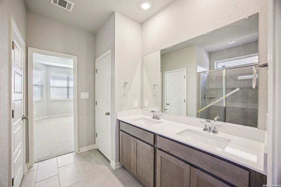 Furnished interior view inside a new home in Kallison Ranch, San Antonio (Image 14). Furnished interior view inside a new home in Kallison Ranch, San Antonio (Image 14).