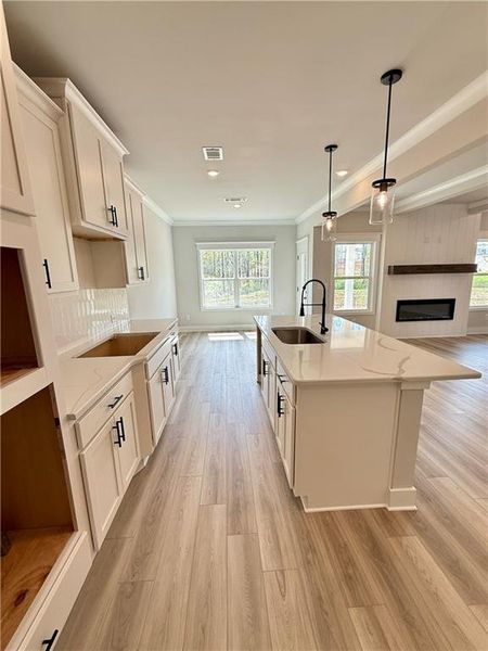 Furnished interior view inside a new home in Ponderosa Farms Estates, Gainesville (Image 11).