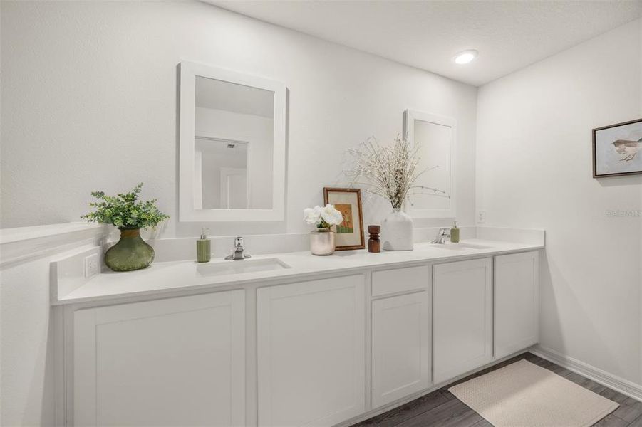 Furnished interior view inside a new home in Sol Vista, Dundee (Image 16). Furnished interior view inside a new home in Sol Vista, Dundee (Image 16).