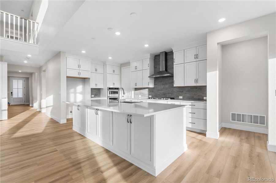 Furnished interior view inside a new home in Stargaze at Solstice, Littleton (Image 8).