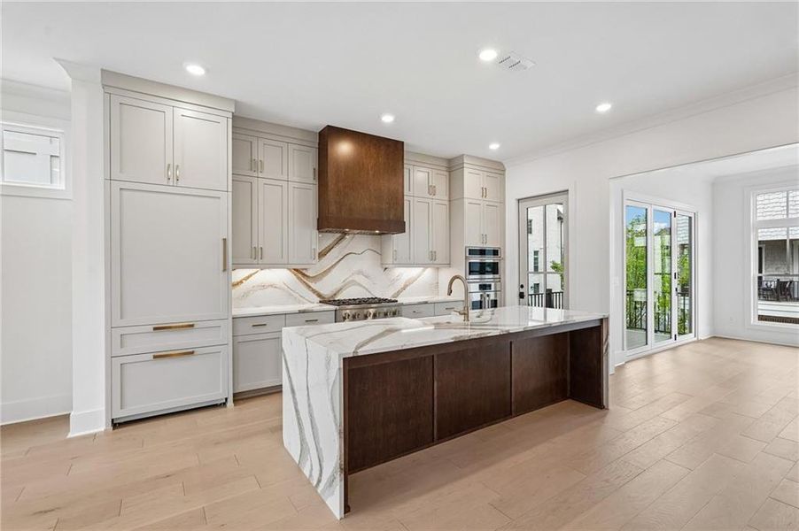 Furnished interior view inside a new home in Park Walke, Alpharetta (Image 15).