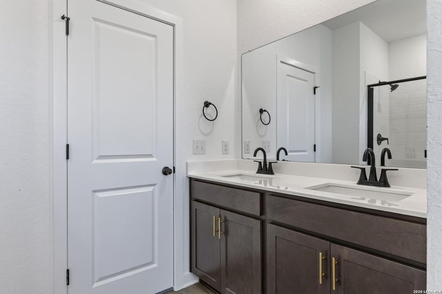 Furnished interior view inside a new home in The Wilder, Adkins (Image 8).