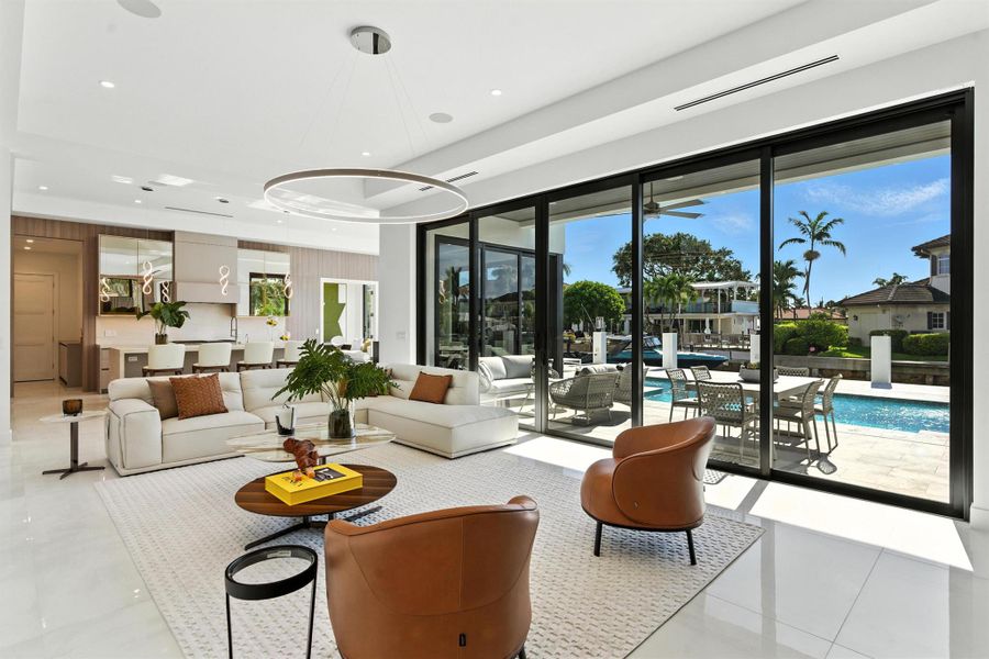 Furnished interior view inside a new home in , Boca Raton (Image 12).