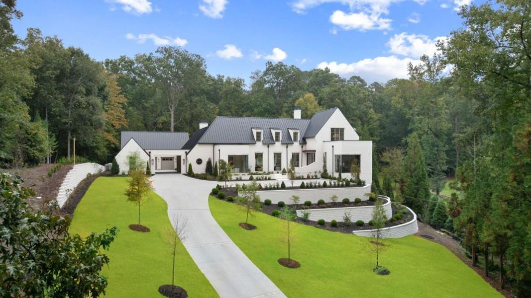 Front exterior of a new home in , Atlanta, GA, highlighting curb appeal (Image 30).