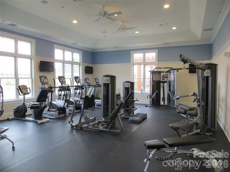 Fitness Center, another fitness center coming in the new clubhouse.