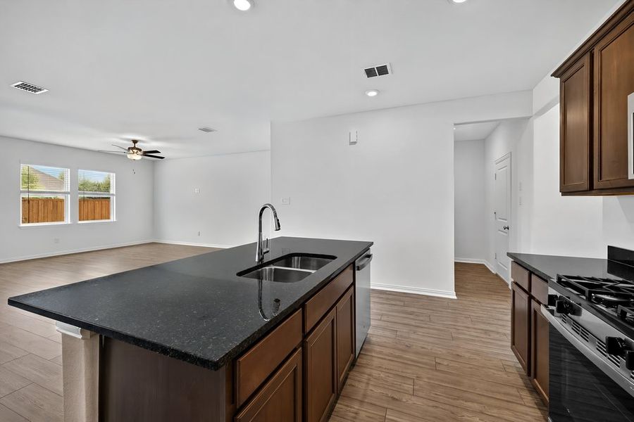 Furnished interior view inside a new home in River Ridge, Crandall (Image 5).