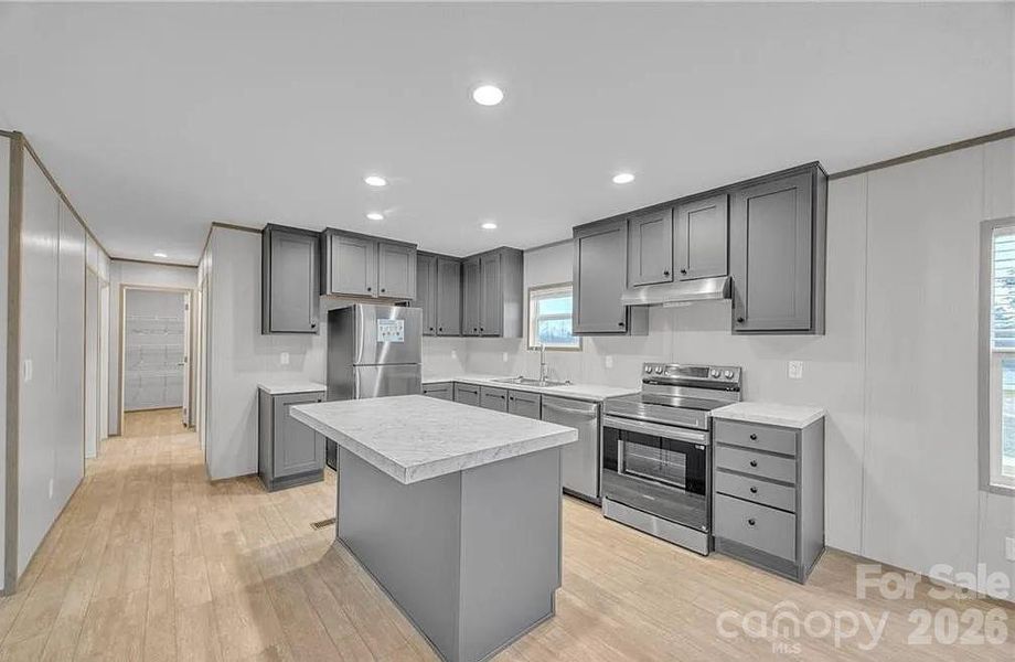 Furnished interior view inside a new home in , Connelly Springs (Image 10).