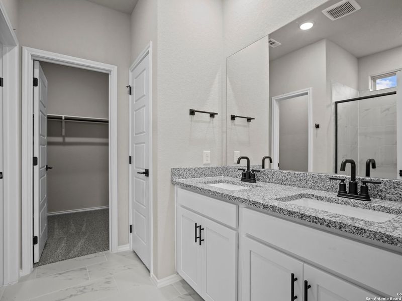 Furnished interior view inside a new home in Horizon Pointe, Converse (Image 9).