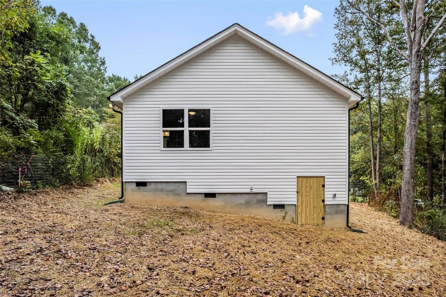 Exterior details and patio area of a home in , Albemarle (Image 16). Exterior details and patio area of a home in , Albemarle (Image 16).
