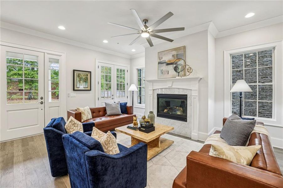 Furnished interior view inside a new home in 1858 Downtown Alpharetta, Alpharetta (Image 28). Furnished interior view inside a new home in 1858 Downtown Alpharetta, Alpharetta (Image 28).