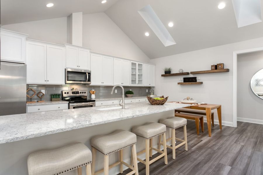 Representative furnished interior of a home built from the Essex by Keystone Homes NC in Weybridge, Burlington (Image 36).
