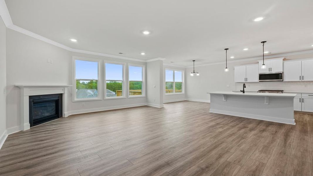 Spacious, unfurnished interior of a new home in Whitehawk Meadows, Travelers Rest (Image 23).