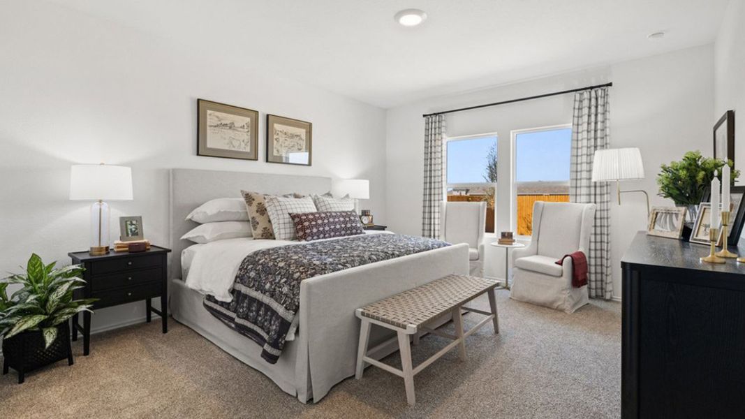 Furnished interior view inside a new home in The Reserve at Spiritas Ranch, Little Elm (Image 5).