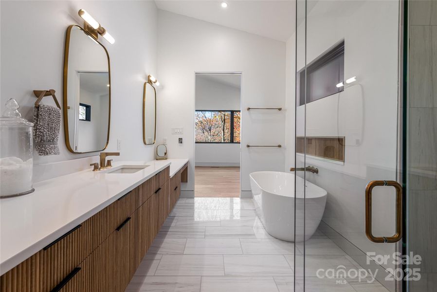 Furnished interior view inside a new home in , Montreat (Image 10).