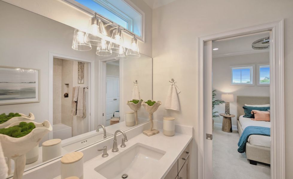 Furnished interior view inside a new home in Oakmont, Gainesville (Image 34). Furnished interior view inside a new home in Oakmont, Gainesville (Image 34).