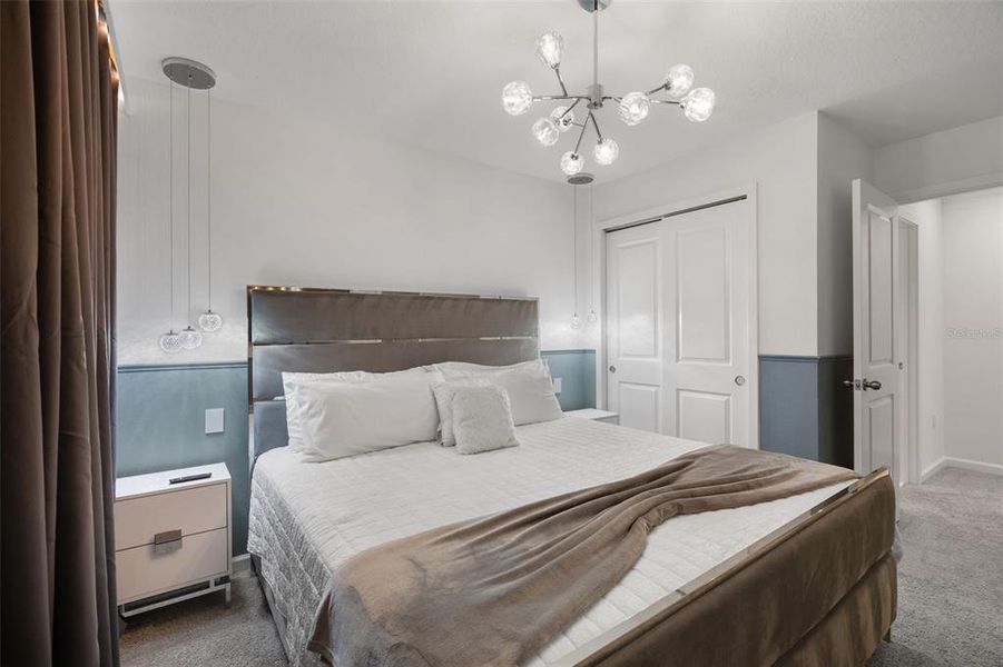 Furnished interior view inside a new home in , Kissimmee (Image 21). Furnished interior view inside a new home in , Kissimmee (Image 21).