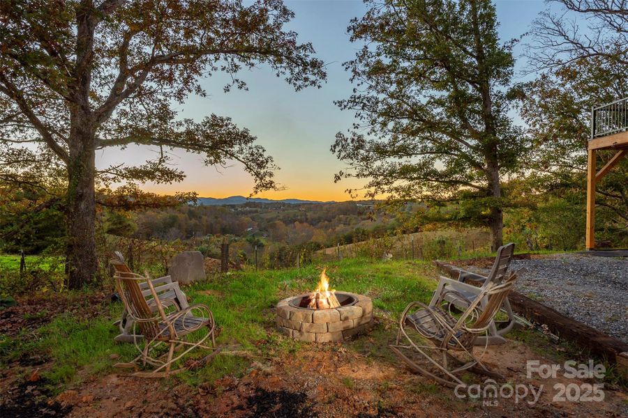 Sunset from the Fire Pit