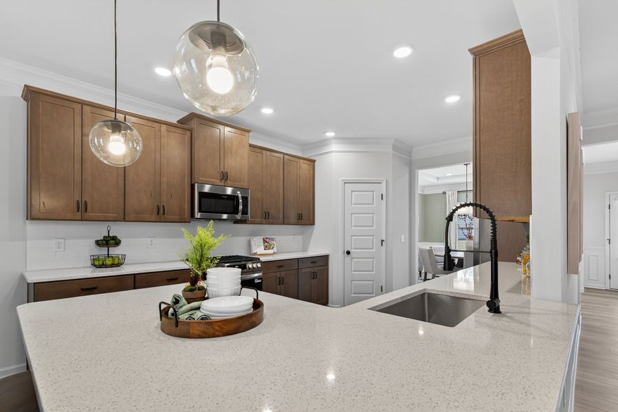 Furnished interior view inside a new home in Jones Ridge, Dallas (Image 10).