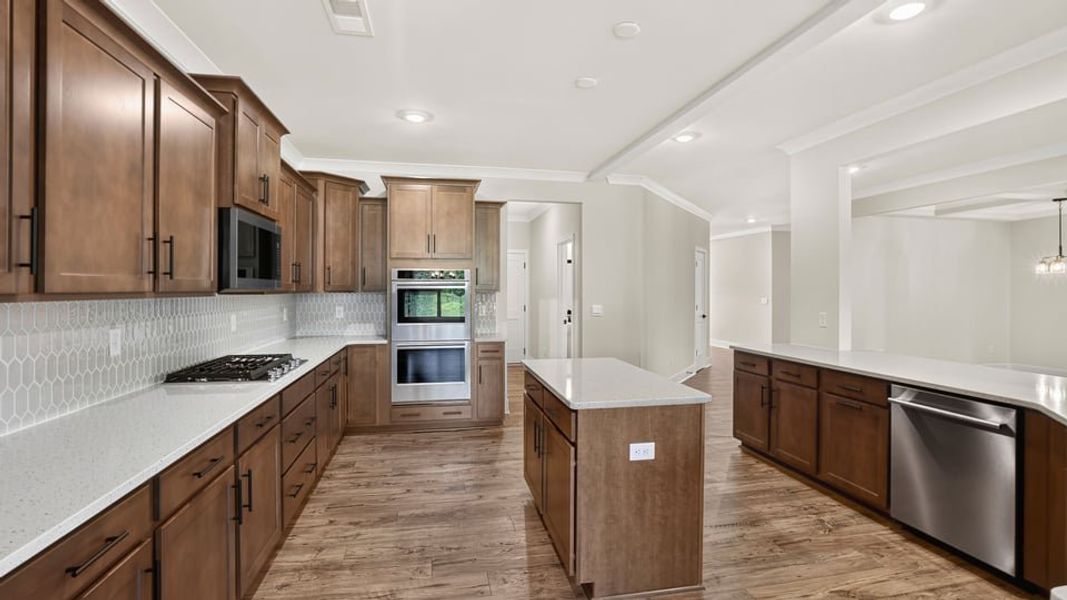 Furnished interior view inside a new home in Campbell Ridge, Piedmont (Image 8).