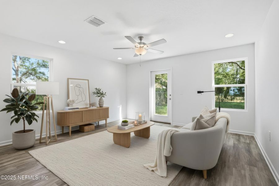 Furnished interior view inside a new home in , Jacksonville (Image 5).