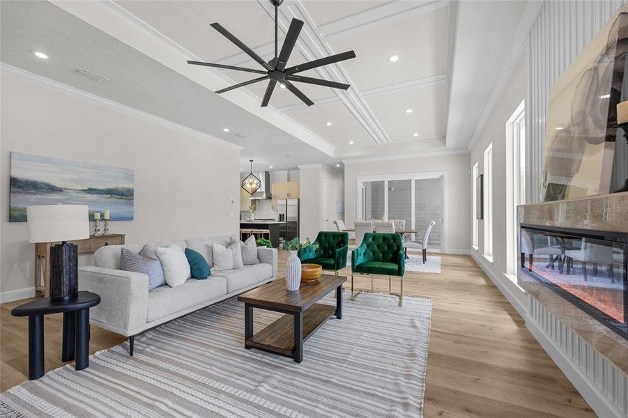 Furnished interior view inside a new home in , Newberry (Image 6).