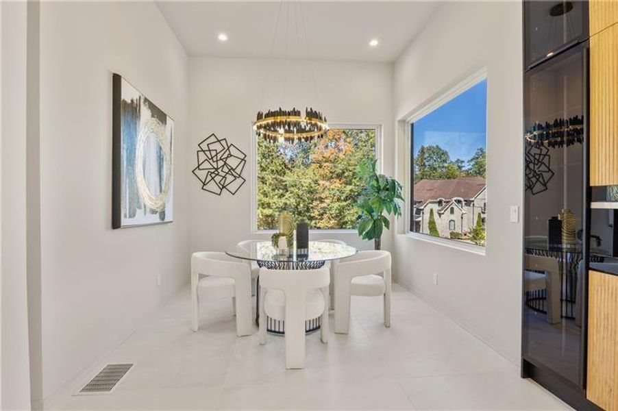 Furnished interior view inside a new home in , Atlanta (Image 20).