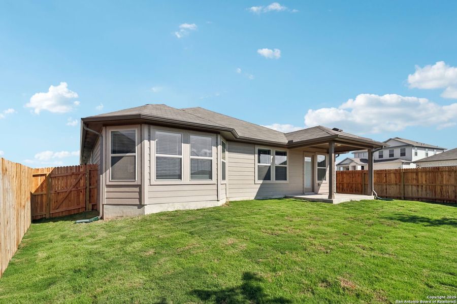 Front exterior of a new home in Legendary Trails - Classic Series, Cibolo, TX, highlighting curb appeal (Image 2).