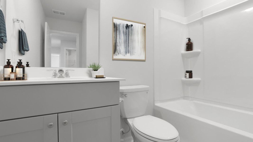 Furnished interior view inside a new home in Sweetgrass at Summers Corner, Summerville (Image 10). Furnished interior view inside a new home in Sweetgrass at Summers Corner, Summerville (Image 10).