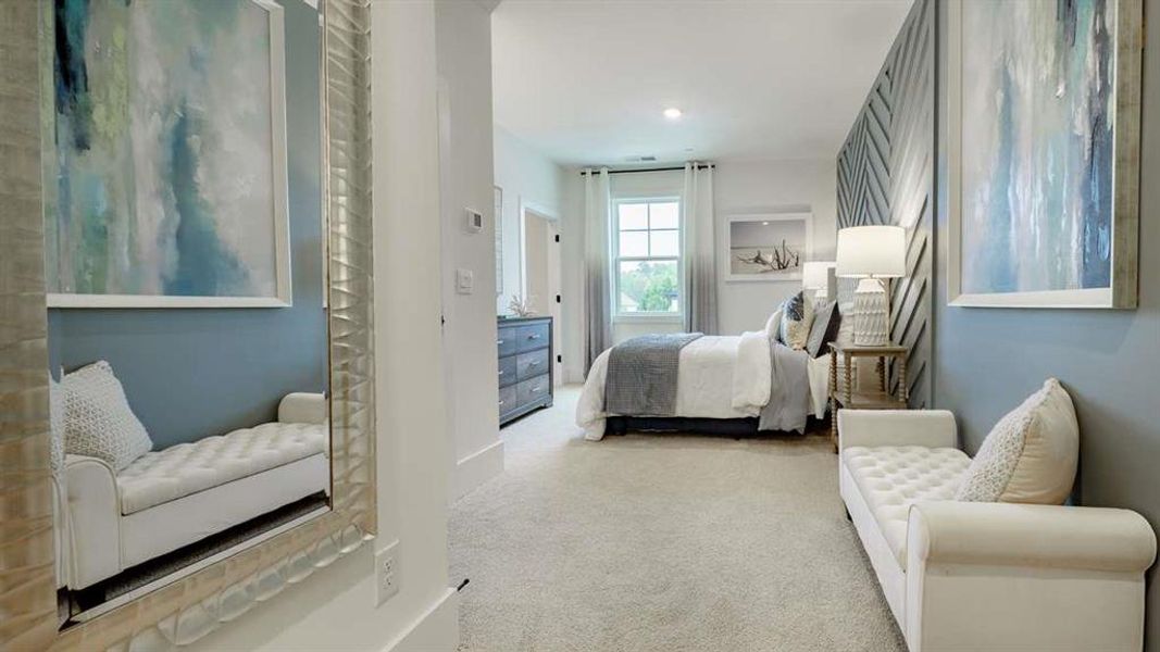 Furnished interior view inside a new home in The Village at Sandy Plains, Marietta (Image 38).