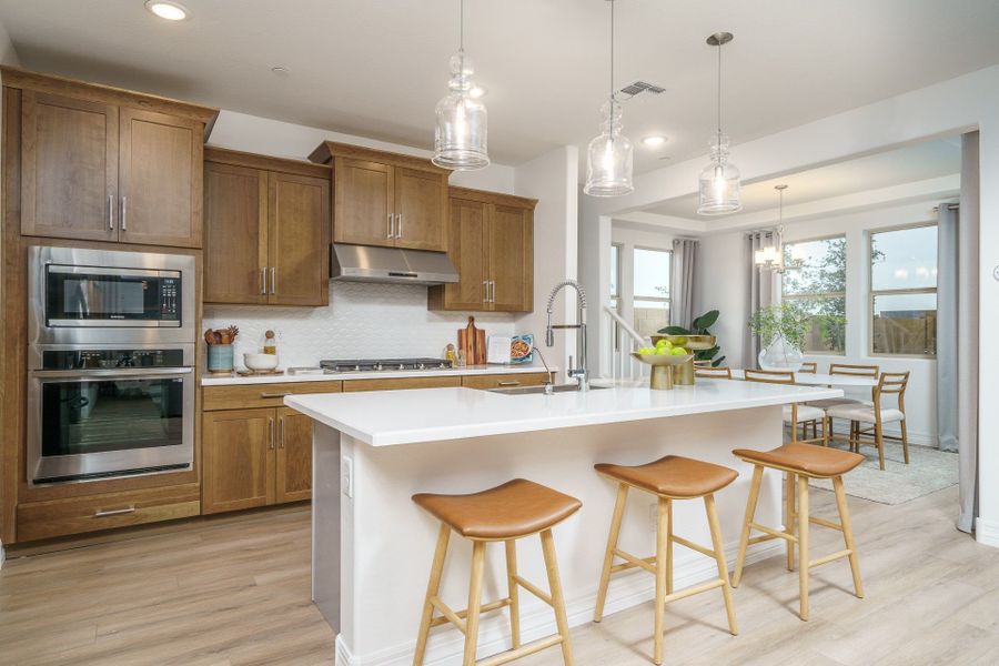 Furnished interior view inside a new home in The Ridge at Sienna Hills, Buckeye (Image 4).