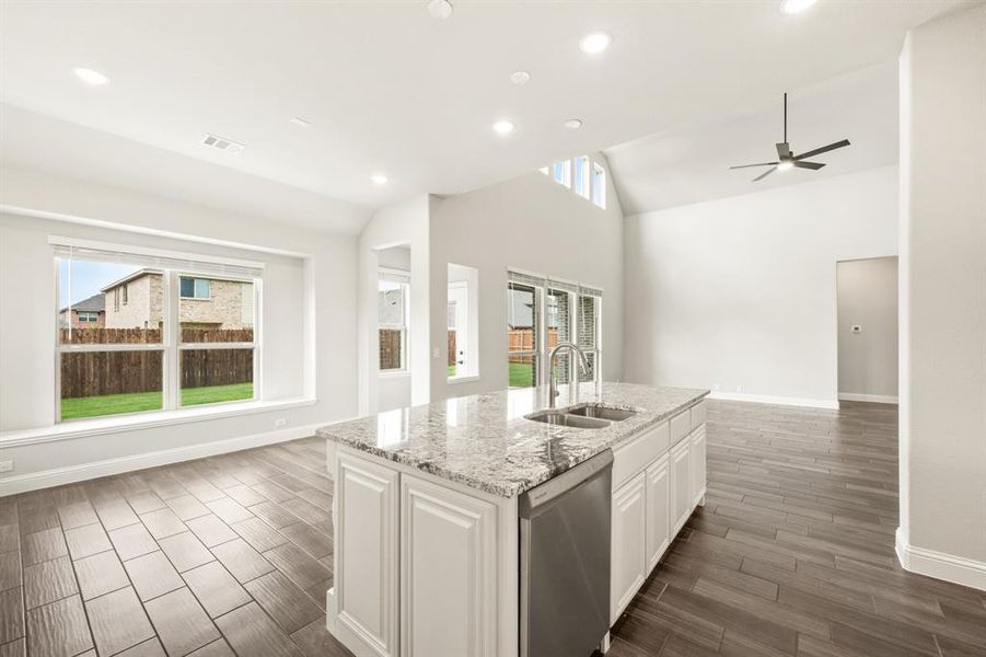 Furnished interior view inside a new home in Georgetown at Kings Fort 60s, Kaufman (Image 16).