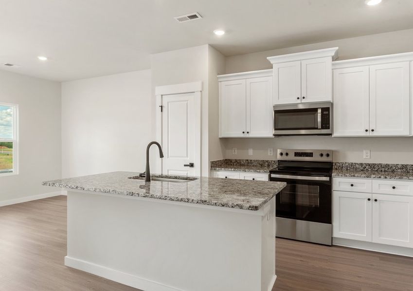 Each kitchen comes with brand-new appliances