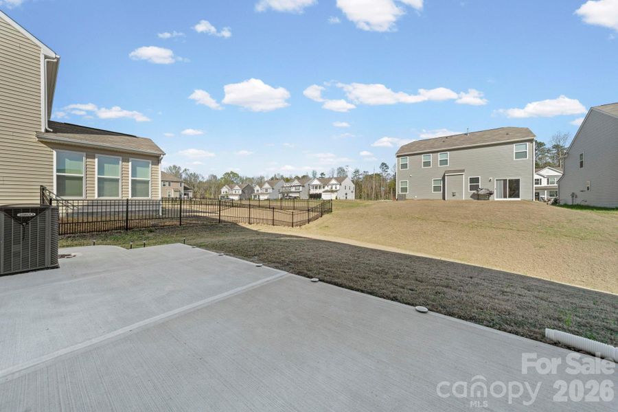 Exterior details and patio area of a home in , Charlotte (Image 4). Exterior details and patio area of a home in , Charlotte (Image 4).