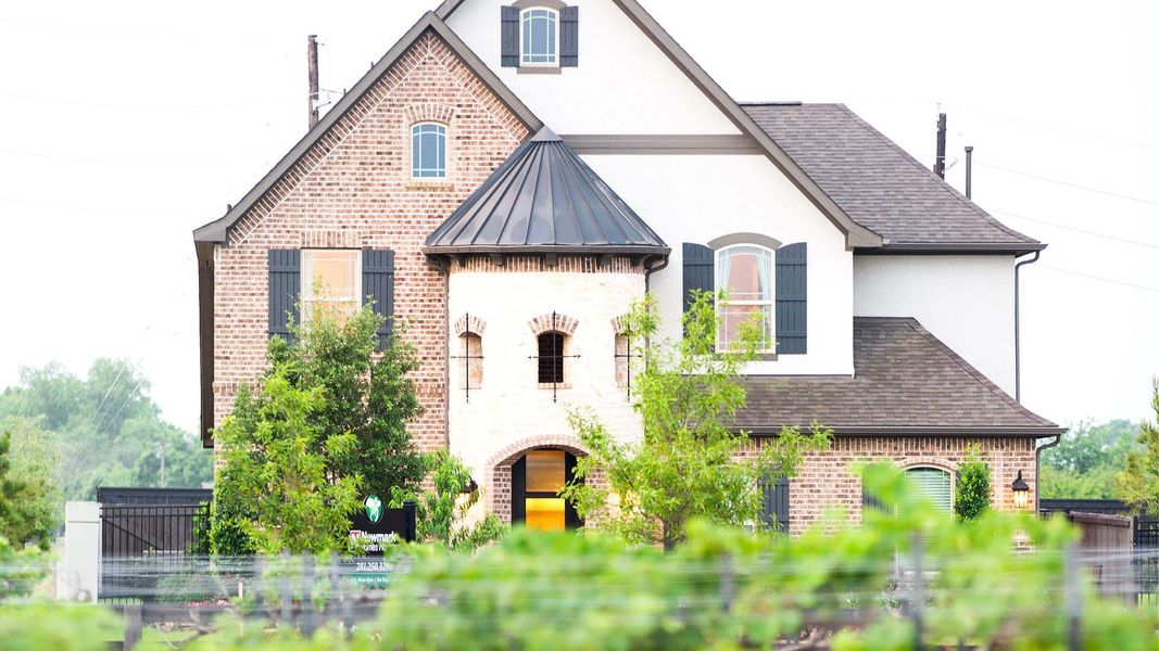 Exterior rendering of this home design in Harvest Green, Richmond, TX (Image 3). Exterior rendering of this home design in Harvest Green, Richmond, TX (Image 3).