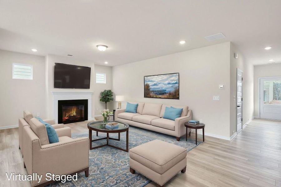 Furnished interior view inside a new home in Sanders Park, Austell (Image 12).