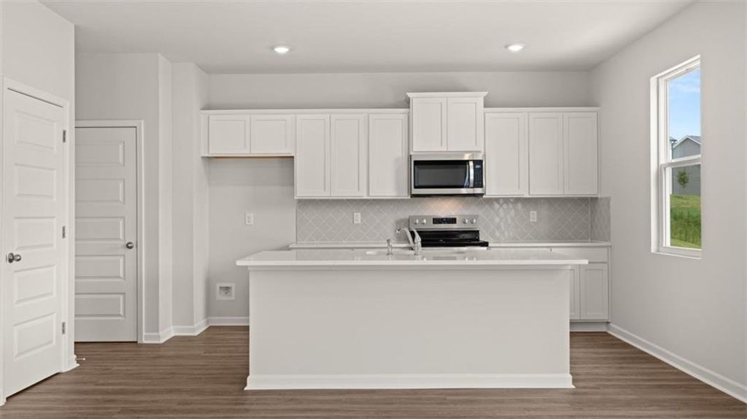 Furnished interior view inside a new home in Locust Grove Station - Cedar Ridge, Locust Grove (Image 9).