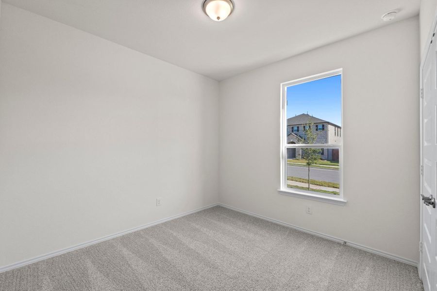Spacious, unfurnished interior of a new home in Salerno - Classic Collection, Round Rock (Image 15). Spacious, unfurnished interior of a new home in Salerno - Classic Collection, Round Rock (Image 15).