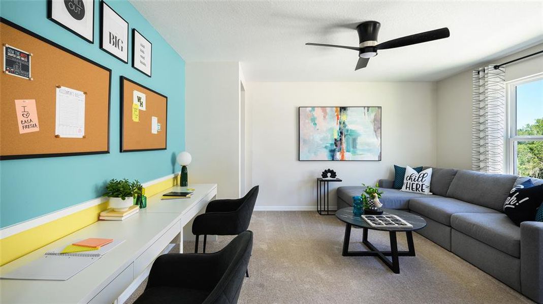 Furnished interior view inside a new home in Villa Mar, Winter Haven (Image 3). Furnished interior view inside a new home in Villa Mar, Winter Haven (Image 3).