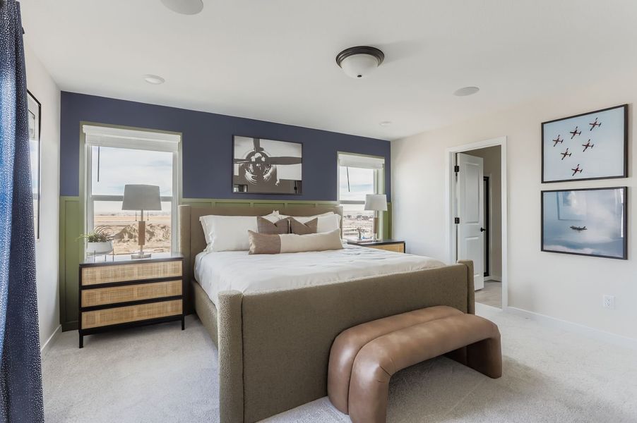 Furnished interior view inside a new home in Barefoot, Firestone (Image 4).