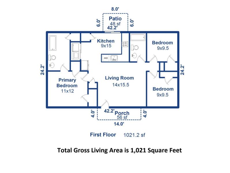 2D floor plan layout of this home in , Hanahan, SC (Image 5). 2D floor plan layout of this home in , Hanahan, SC (Image 5).